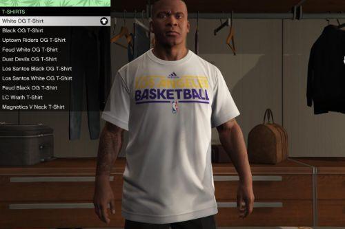 Los Angeles Lakers practice shirt for Franklin